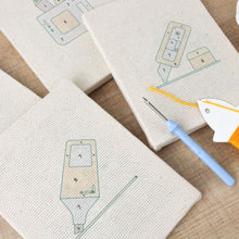 Charger l'image dans la galerie, Punch Needle Kit (4 pièces) avec cadres - Icônes Bureau Créatif