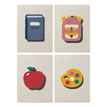 Charger l'image dans la galerie, Punch Needle Kit (4 pièces) avec cadres - Rentrée Scolaire 1 Figured'Art