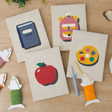 Charger l'image dans la galerie, Punch Needle Kit (4 pièces) avec cadres - Rentrée Scolaire 1