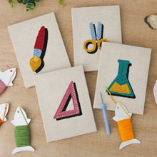 Charger l'image dans la galerie, Punch Needle Kit (4 pièces) avec cadres - Rentrée Scolaire 2