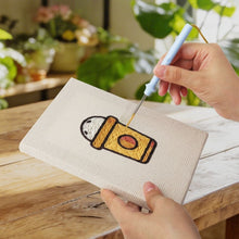 Charger l'image dans la galerie, Punch Needle Kit (4 pièces) avec cadres - Ambiance Petit-Déjeuner
