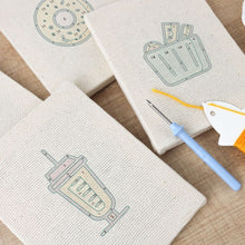 Charger l'image dans la galerie, Punch Needle Kit (4 pièces) avec cadres - Douceurs du Matin