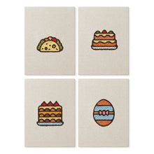 Charger l'image dans la galerie, Punch Needle Kit (4 pièces) avec cadres - Gâteaux &amp; Friandises Figured'Art