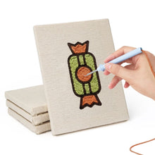 Charger l'image dans la galerie, Punch Needle Kit (4 pièces) avec cadres - Sucré-Salé