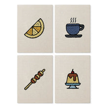 Charger l'image dans la galerie, Punch Needle Kit (4 pièces) avec cadres - Délices de Desserts Figured'Art