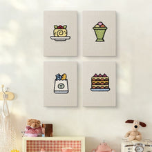 Charger l'image dans la galerie, Punch Needle Kit (4 pièces) avec cadres - Moments Gourmands 2