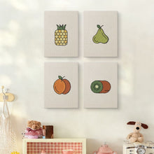 Charger l'image dans la galerie, Punch Needle Kit (4 pièces) avec cadres - Fête des Fruits 1