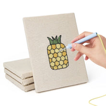 Charger l'image dans la galerie, Punch Needle Kit (4 pièces) avec cadres - Fête des Fruits 1