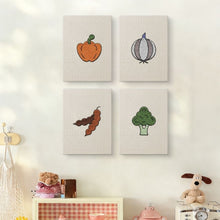 Charger l'image dans la galerie, Punch Needle Kit (4 pièces) avec cadres - Délices de Légumes