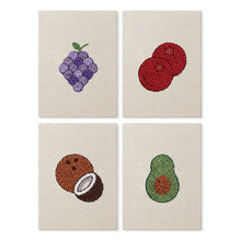 Charger l'image dans la galerie, Punch Needle Kit (4 pièces) avec cadres - Fête des Fruits 2 Figured'Art