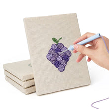 Charger l'image dans la galerie, Punch Needle Kit (4 pièces) avec cadres - Fête des Fruits 2