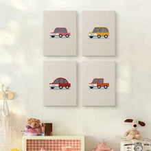 Charger l'image dans la galerie, Punch Needle Kit (4 pièces) avec cadres - Collection Voitures