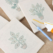 Charger l'image dans la galerie, Punch Needle Kit (4 pièces) avec cadres - Feuillage Luxuriant