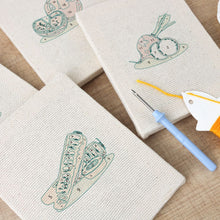 Charger l'image dans la galerie, Punch Needle Kit (4 pièces) avec cadres - Frais &amp; Croquant