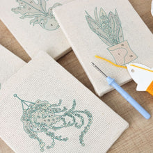 Charger l'image dans la galerie, Punch Needle Kit (4 pièces) avec cadres - Havre de Plantes d’Intérieur