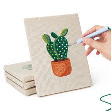 Charger l'image dans la galerie, Punch Needle Kit (4 pièces) avec cadres - Havre de Plantes d’Intérieur