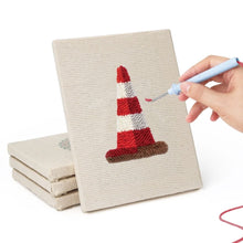 Charger l'image dans la galerie, Punch Needle Kit (4 pièces) avec cadres - Jour de Course