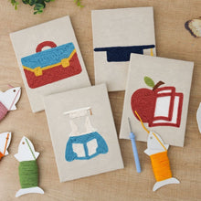 Charger l'image dans la galerie, Punch Needle Kit (4 pièces) avec cadres - Temps d’Étude