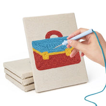 Charger l'image dans la galerie, Punch Needle Kit (4 pièces) avec cadres - Temps d’Étude