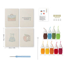 Charger l'image dans la galerie, Punch Needle Kit (4 pièces) avec cadres - Temps d’Étude