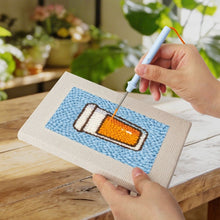 Charger l'image dans la galerie, Punch Needle Kit (4 pièces) avec cadres - Favoris Foodie