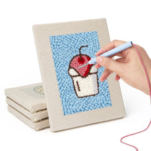 Charger l'image dans la galerie, Punch Needle Kit (4 pièces) avec cadres - Favoris Foodie