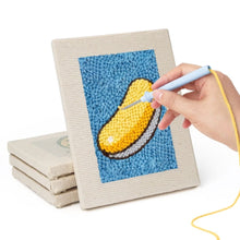 Charger l'image dans la galerie, Punch Needle Kit (4 pièces) avec cadres - Fruits &amp; Douceurs