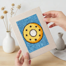 Charger l'image dans la galerie, Punch Needle Kit (4 pièces) avec cadres - Fruits &amp; Douceurs