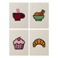 Charger l'image dans la galerie, Punch Needle Kit (4 pièces) avec cadres - Douceurs Petit-Déjeuner 2 Figured'Art