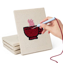 Charger l'image dans la galerie, Punch Needle Kit (4 pièces) avec cadres - Douceurs Petit-Déjeuner 2