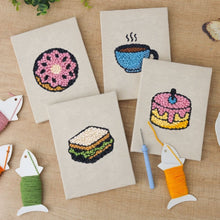 Charger l'image dans la galerie, Punch Needle Kit (4 pièces) avec cadres - Douceurs Petit-Déjeuner 3
