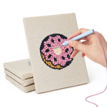 Charger l'image dans la galerie, Punch Needle Kit (4 pièces) avec cadres - Douceurs Petit-Déjeuner 3