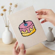Charger l'image dans la galerie, Punch Needle Kit (4 pièces) avec cadres - Douceurs Petit-Déjeuner 3