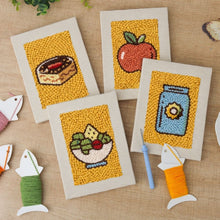 Charger l'image dans la galerie, Punch Needle Kit (4 pièces) avec cadres - Pause Déjeuner