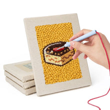 Charger l'image dans la galerie, Punch Needle Kit (4 pièces) avec cadres - Pause Déjeuner
