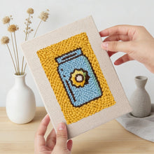 Charger l'image dans la galerie, Punch Needle Kit (4 pièces) avec cadres - Pause Déjeuner