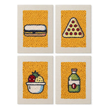 Charger l'image dans la galerie, Punch Needle Kit (4 pièces) avec cadres - Envie de Snacks Figured'Art