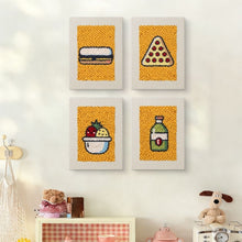 Charger l'image dans la galerie, Punch Needle Kit (4 pièces) avec cadres - Envie de Snacks