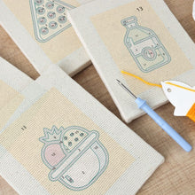 Charger l'image dans la galerie, Punch Needle Kit (4 pièces) avec cadres - Envie de Snacks