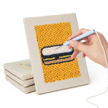 Charger l'image dans la galerie, Punch Needle Kit (4 pièces) avec cadres - Envie de Snacks