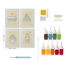 Charger l'image dans la galerie, Punch Needle Kit (4 pièces) avec cadres - Envie de Snacks