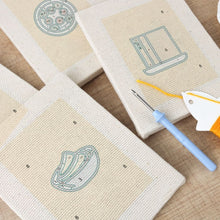 Charger l'image dans la galerie, Punch Needle Kit (4 pièces) avec cadres - Préparation de Douceurs