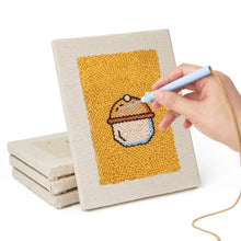 Charger l'image dans la galerie, Punch Needle Kit (4 pièces) avec cadres - Préparation de Douceurs