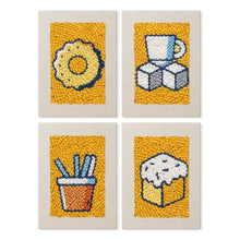 Charger l'image dans la galerie, Punch Needle Kit (4 pièces) avec cadres - Délices Savoureux Figured'Art