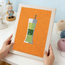 Charger l'image dans la galerie, Punch Needle Kit avec cadre - Cocktail 1