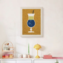 Charger l'image dans la galerie, Punch Needle Kit avec cadre - Cocktail 2