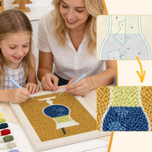 Charger l'image dans la galerie, Punch Needle Kit avec cadre - Cocktail 2