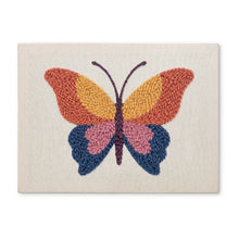Charger l'image dans la galerie, Punch Needle Kit avec cadre - Papillon Orange Figured'Art