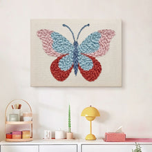 Charger l'image dans la galerie, Punch Needle Kit avec cadre - Ailes de Printemps