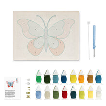 Charger l'image dans la galerie, Punch Needle Kit avec cadre - Ailes de Printemps